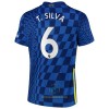 Maglia ufficiale Chelsea T. Silva 6 Casa 2021-22 per Uomo